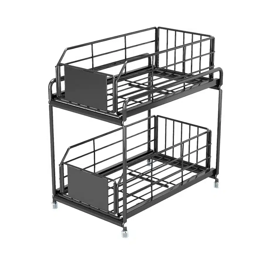 2 Tier Sliding Under Sink Organizer - Product Details
